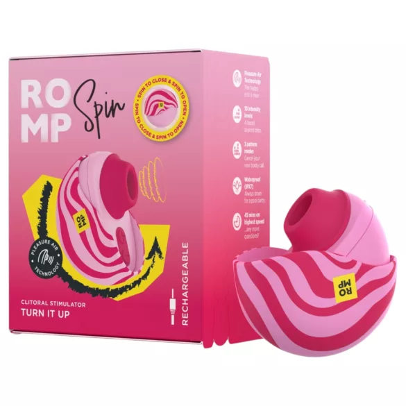 ROMP Spin - Luftwellen-Klitorisstimulator (rosa)