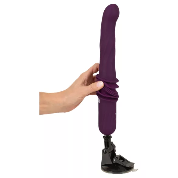 You2Toys - Fernbedienbarer, wärmender Stoßvibrator (lila)