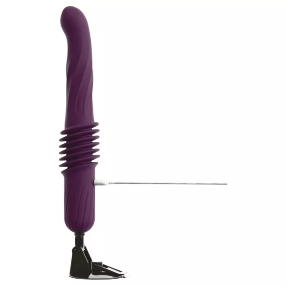 You2Toys - Fernbedienbarer, wärmender Stoßvibrator (lila)