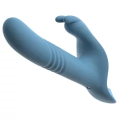   You2Toys - 3-teiliges anlegebares Hasenstoß-Vibrator-Set mit Fernbedienung (blau)