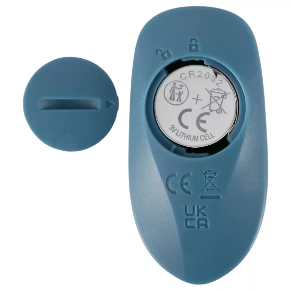 You2Toys - 3-teiliges anlegebares Hasenstoß-Vibrator-Set mit Fernbedienung (blau)