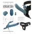 You2Toys - 3-teiliges anlegebares Hasenstoß-Vibrator-Set mit Fernbedienung (blau)