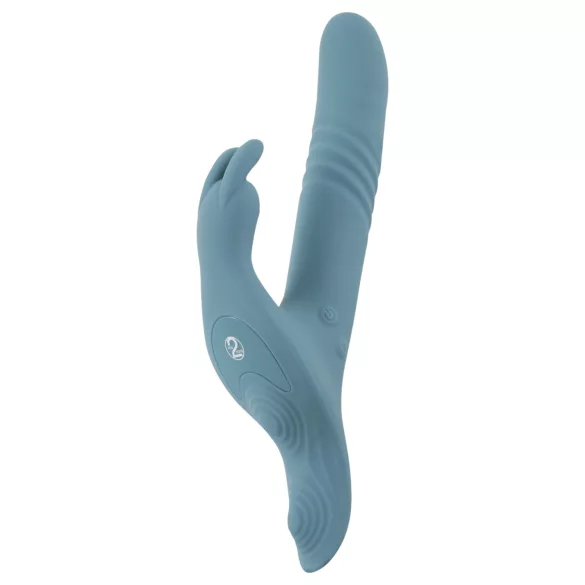 You2Toys - 3-teiliges anlegebares Hasenstoß-Vibrator-Set mit Fernbedienung (blau)
