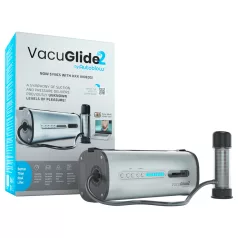   VacuGlide 2 - automatischer, netzbetriebener Luxus-Masturbator für Männer (silber)