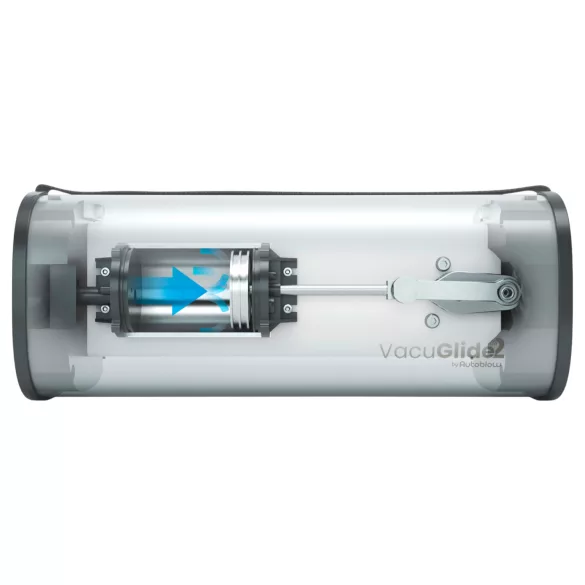 VacuGlide 2 - automatischer, netzbetriebener Luxus-Masturbator für Männer (silber)