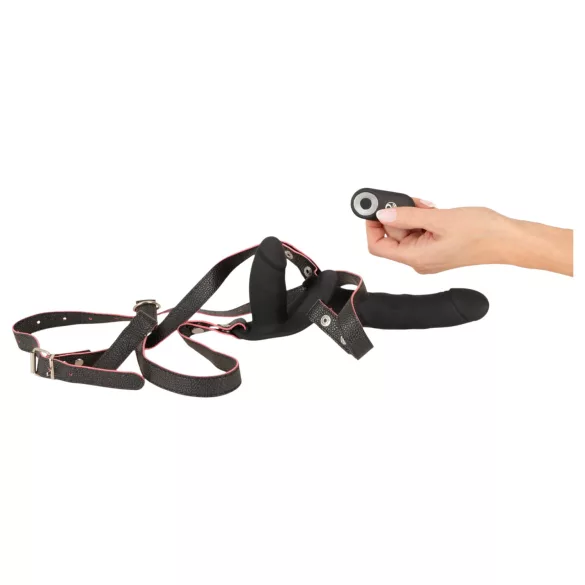 You2Toys - ferngesteuerter, doppelt anlegbarer Vibrator (schwarz)