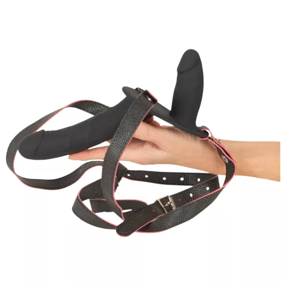 You2Toys - ferngesteuerter, doppelt anlegbarer Vibrator (schwarz)