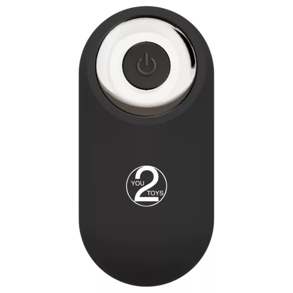 You2Toys - ferngesteuerter, doppelt anlegbarer Vibrator (schwarz)