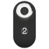 You2Toys - ferngesteuerter, doppelt anlegbarer Vibrator (schwarz)