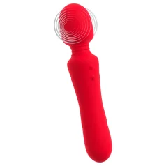   Sweet Smile - Akku-betriebener, wasserfester Wand-Vibrator (rot)