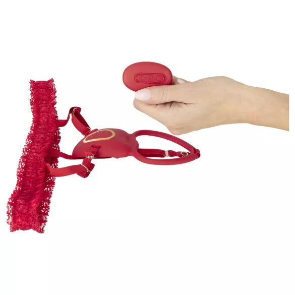 You2Toys - tragbarer vibrierender Klitorisstimulator (rot)