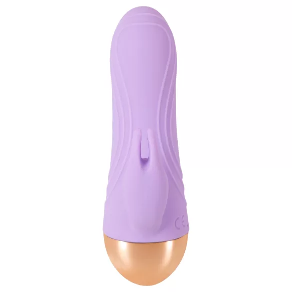 Cuties - wiederaufladbarer, wasserdichter Mini-Vibrator mit Klitorisarm (lila)