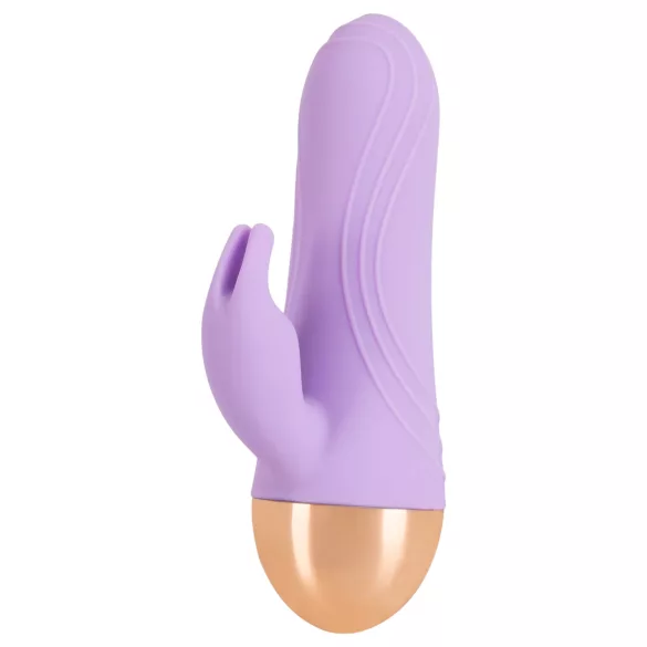 Cuties - wiederaufladbarer, wasserdichter Mini-Vibrator mit Klitorisarm (lila)
