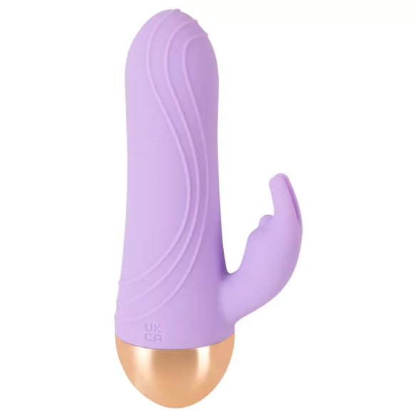 Cuties - wiederaufladbarer, wasserdichter Mini-Vibrator mit Klitorisarm (lila)