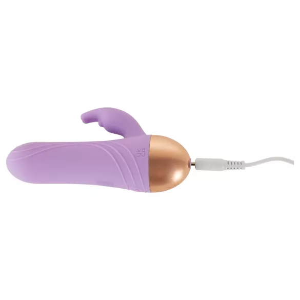 Cuties - wiederaufladbarer, wasserdichter Mini-Vibrator mit Klitorisarm (lila)