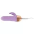 Cuties - wiederaufladbarer, wasserdichter Mini-Vibrator mit Klitorisarm (lila)