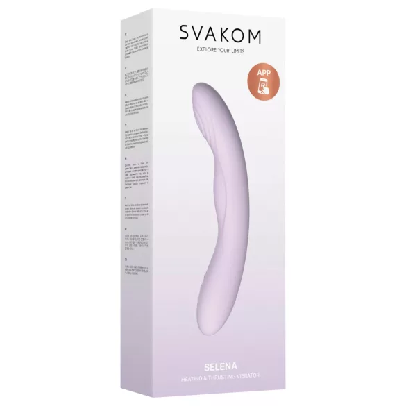 Svakom Selena - wärmender, stoßender G-Punkt-Vibrator (lila)