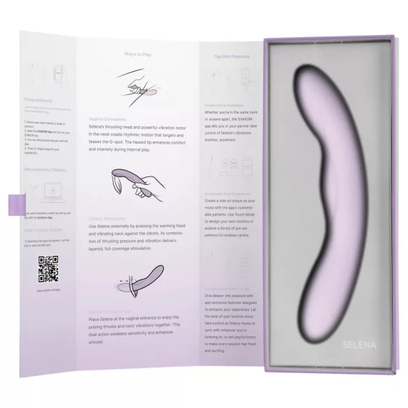 Svakom Selena - wärmender, stoßender G-Punkt-Vibrator (lila)