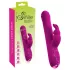 Sweet Smile - Schub-, Rotationsvibrator mit Klitorisstimulator (rosa)