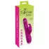 Sweet Smile - Schub-, Rotationsvibrator mit Klitorisstimulator (rosa)