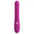 Sweet Smile - Schub-, Rotationsvibrator mit Klitorisstimulator (rosa)