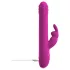 Sweet Smile - Schub-, Rotationsvibrator mit Klitorisstimulator (rosa)