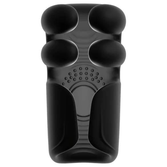 Rebel - pulsierender, vibrierender Masturbator (schwarz)