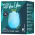 ROMP Rose Glow - Luftwellen-Klitorisstimulator (blau)