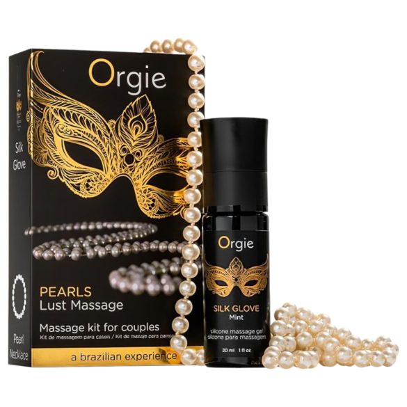 Orgie Pearls Lust - Massagegel mit Perlenkette