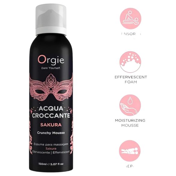 Orgie Acqua Croccante - Massage-Schaum - Kirschblüten (150ml)