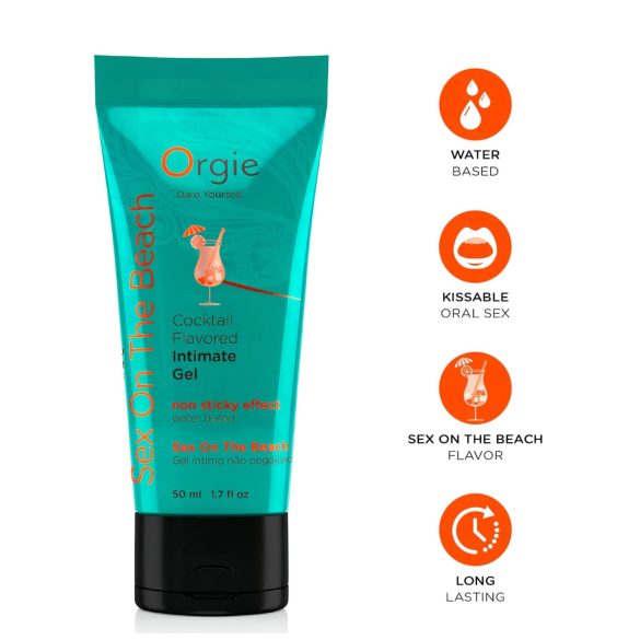 Orgie Cocktail - Essbares Gleitmittel - Sex On The Beach (50ml)