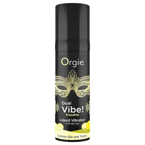 Orgie Dual Vibe - Unisex flüssiger Vibrator - Gin Tonic (15ml)