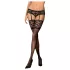 Obsessive Leticia - Breite Spitzenstrümpfe (Schwarz) - L/XL