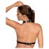 Obsessive A740 - Halsband Geschirr-Top (schwarz) - S-L