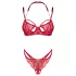 Obsessive Matildea - Spitze BH-Set (Rot)