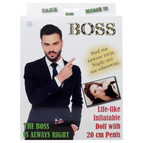 Boss - aufblasbarer Gummimann