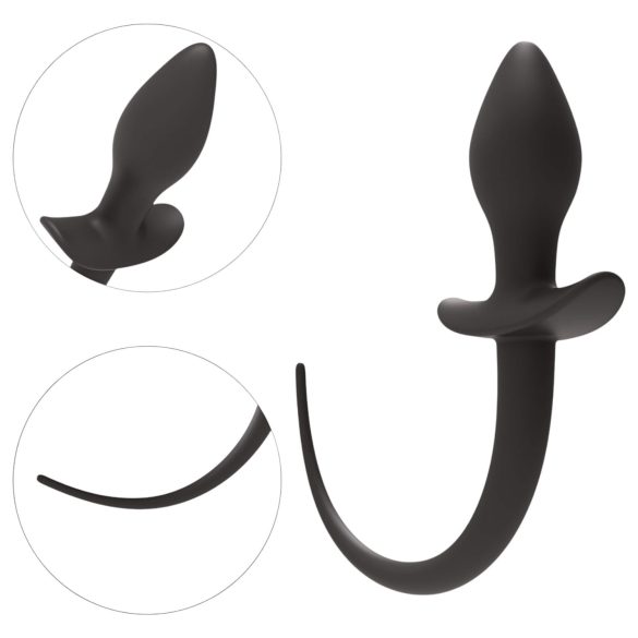 Wild Play - Analplug mit Schwanz (schwarz)