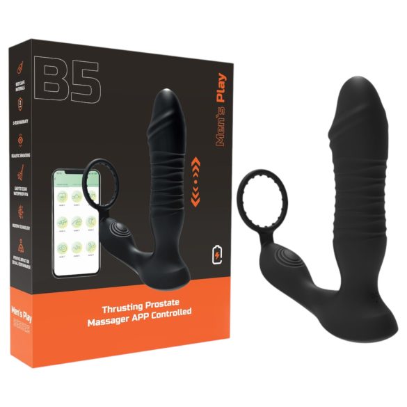 Men's Play - Intelligenter Prostata-Vibrator (Schwarz)