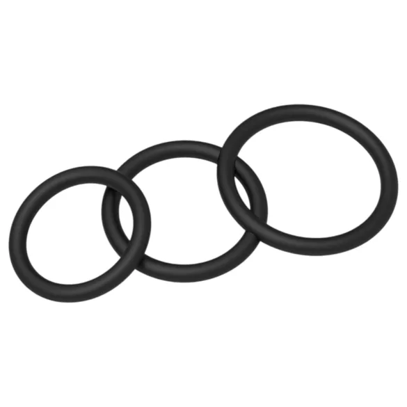 Men's Play - Penisring Set - Schwarz (3 Stk.)