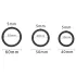 Men's Play - Penisring Set - Schwarz (3 Stk.)