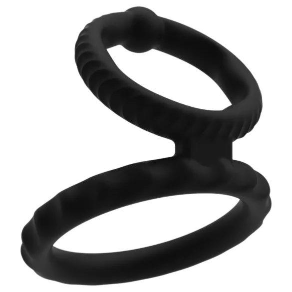 Men's Play - Penis- und Hodenring (schwarz)