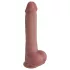 Erospace Natural Play - Silikon-Dildo 24 cm (hautfarben)