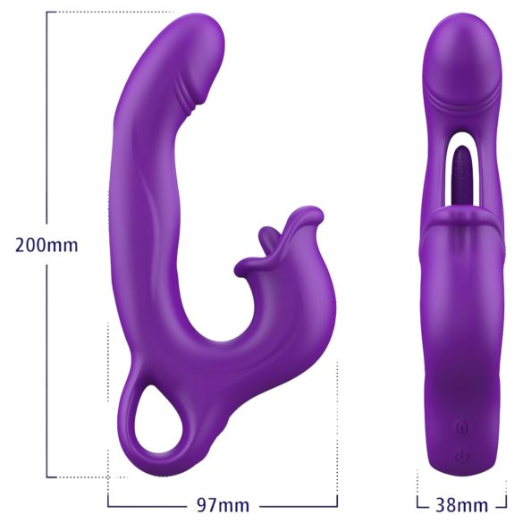 Sweet Play - Leckerei, nickender G-Punkt Vibrator (lila)
