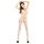 Passion BS013 - gestreiftes Netz-Set (weiß) - S-L