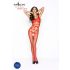 Passion BS032 - Netz-Strampler offen (Rot) - S-L