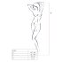 Passion BS032 - Netz-Strampler offen (Rot) - S-L