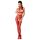 Passion BS048 - Offener Netz-Overall mit Halsband (Rot) - Größen S-L