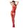 Passion BS050 - Herz- & Blumenmuster-Netzset (Rot) - S-L