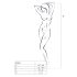 Passion BS054 - Florales Netz-Set (rot) - S-L