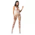 Passion BS058 - offener Netz-Overall (weiß) - S-L
